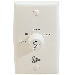 FARELEK - SEYCHELLES O 122 cm - Ventilateur de plafond reversible - 3 pales metal laquees blanc - 112416