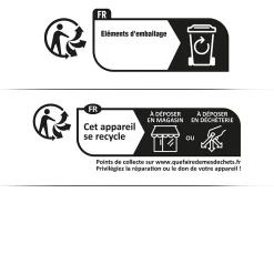 FARELEK - SEYCHELLES O 122 cm - Ventilateur de plafond reversible - 3 pales metal laquees blanc - 112416