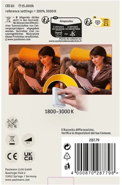 Filament 230 V Globe LED G95 E27 806lm 7W Dim to warm gradable Clair