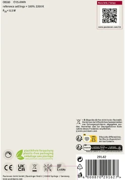 Filament 230 V Smart Home Zigbee 3.0 Globe LED G125 E27 470lm 6,3W RGBW+ gradable Doré