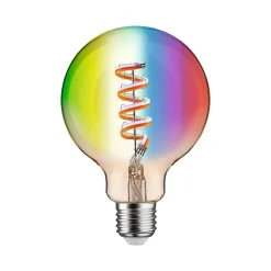 Filament 230 V Smart Home Zigbee 3.0 Globe LED G95 E27 470lm 6,3W RGBW+ gradable Doré