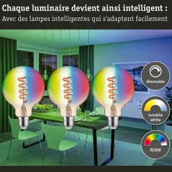 Filament 230 V Smart Home Zigbee 3.0 Globe LED G95 E27 3x470lm 3x6,3W RGBW+ gradable Doré