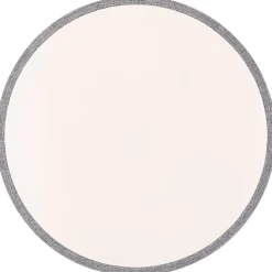 FILIZ Plafonnier blanc/gris LED intégrée 24W métal/plastique/textile ampoule incluse