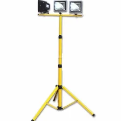 Fixation Trépied Triple pour Projecteur Phare NOIR - SILAMP