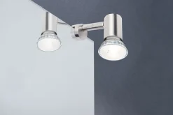 Galeria Éclairage de miroir Simplo GU10 2700K 345lm 230V 5,3W Acier brossé