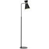 GOLDY Lampadaire 1L noir dépoli-doré E27 28W - métal - ampoule non incluse