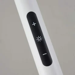 Grand lampadaire de bureau blanc LED dimmable - Lelia