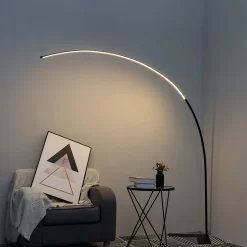 Grand lampadaire LED Dimmable design courbé - Avellino