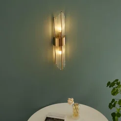 Grande applique art déco pampilles en cristal - Dania