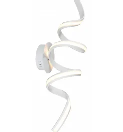 Grande Applique ou Plafonnier boucles ruban LED blanc - Kauai