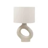 Grande lampe de table asymétrique LOLA - Beige