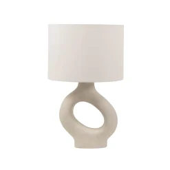 Grande lampe de table asymétrique LOLA - Beige