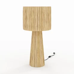 Grande lampe en feuille de palmier - Soléa