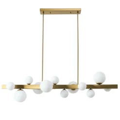 Grande suspension à 12 sphères blanches - Oromia