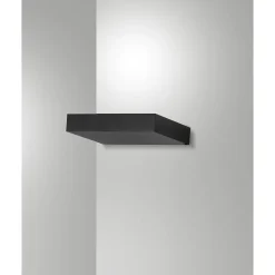Guia - Applique LED Fabas Luce Aluminium - LED intégrée IP20 Noir - 32 cm