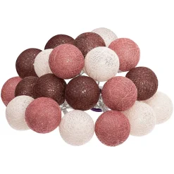 Guirlande 20 boules Dune D6 sur secteur - Atmosphera