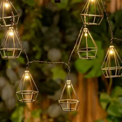 Guirlande 10 boules solaire L335cm noir - Atmosphera