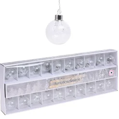 Guirlande boules flocons lumineuse