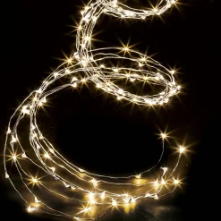 Guirlande cascade extérieur cuivre 1000 led blanc chaud 5m - feeric lights & christmas