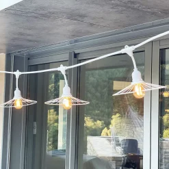 Guirlande connectable CHIC CAGE Blanc 10 ampoules E27 6M