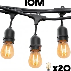 Guirlande connectable MAFY 20 ampoules E27 10M