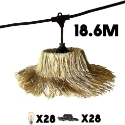 Guirlande connectable TAHITI 28 ampoules E27 18.6M