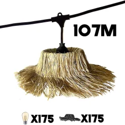 Guirlande connectable TAHITI 175 ampoules E27 107M
