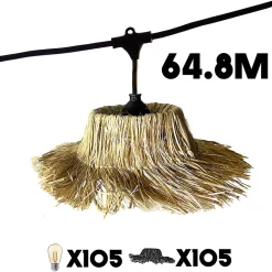 Guirlande connectable TAHITI 105 ampoules E27 64.8M