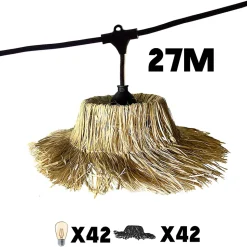 Guirlande connectable TAHITI 42 ampoules E27 27M