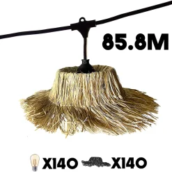 Guirlande connectable TAHITI 140 ampoules E27 85.8M