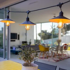 Guirlande connectable VINTY 10 ampoules E27 6M