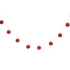 Guirlande de noël lumineuse boules rouges disco led L.165cm Feeric Light & Christmas