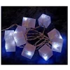 Guirlande electrique cubes lumineux 10 Led blanc