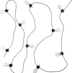 Guirlande extérieure 10 ampoules LED 4,50 m