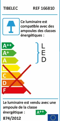 Guirlande extérieure 10 ampoules B22 blanc chaud 500 lumens Pro 10m TIBELEC