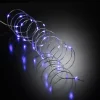 Guirlande fil cuivre 20 led bleues