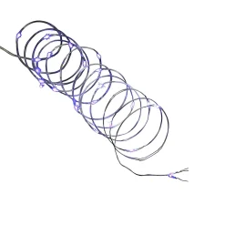 Guirlande fil cuivre 20 led bleues