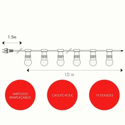 Guirlande guinguette B22 - Chromex