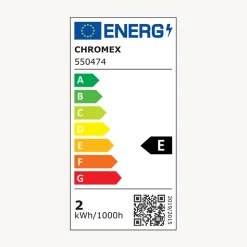 Guirlande guinguette Java E27 - 5m prolongeable - Chromex