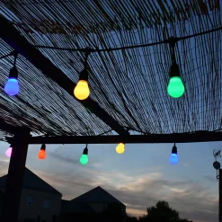 Guirlande guinguette Java E27 - prolongeable - Chromex