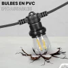 Guirlande Guinguette 100M Filament LED 100 Bulbes