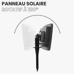 Guirlande Guinguette Solaire 10M Transparente + 3M de Rallonge