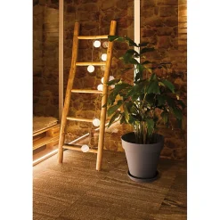 Guirlande lampion ext. mobile IP44 3000K 7x1lm 5V rechargeable par USB