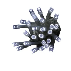 Guirlande électrique 80 Led blanche 3 m fil vert