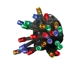 Guirlande électrique 80 Led multicouleur 3 m fil transparent