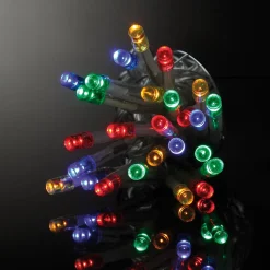 Guirlande électrique 80 Led multicouleur 3m fil vert