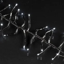 Guirlande électrique exterieur large 200 Led 2 m blanc