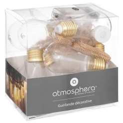 Guirlande LED 10 ampoules - métal L165 cm - Atmosphera