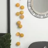 Guirlande LED 20 boules - jaune ocre L435 cm - Atmosphera
