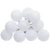 Guirlande led à pile Tara 10 boules lumineuses L165cm- Rose- Atmosphera